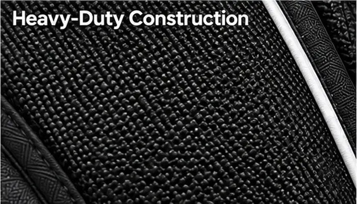 Close-up view of the heavy-duty construction and reinforced stitching on a LuxryPaw dog harness, built for maximum strength and durability.