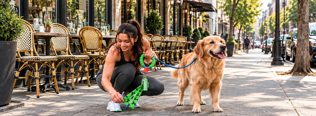 LuxryPaw Premium Pet Waste Bag Holder + 15 Bags